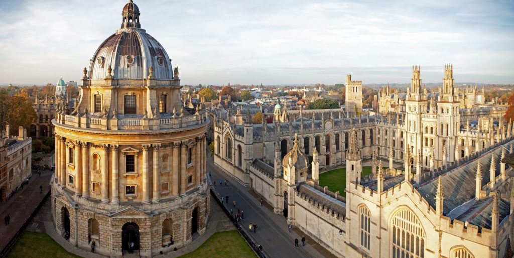 View of the University of Oxford main campus