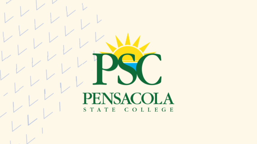 Togetherall Graphic with Pensacola State University Logo