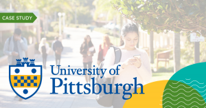 University of Pittsburgh logo on a slide with a 'case study' label on the top left of the slide