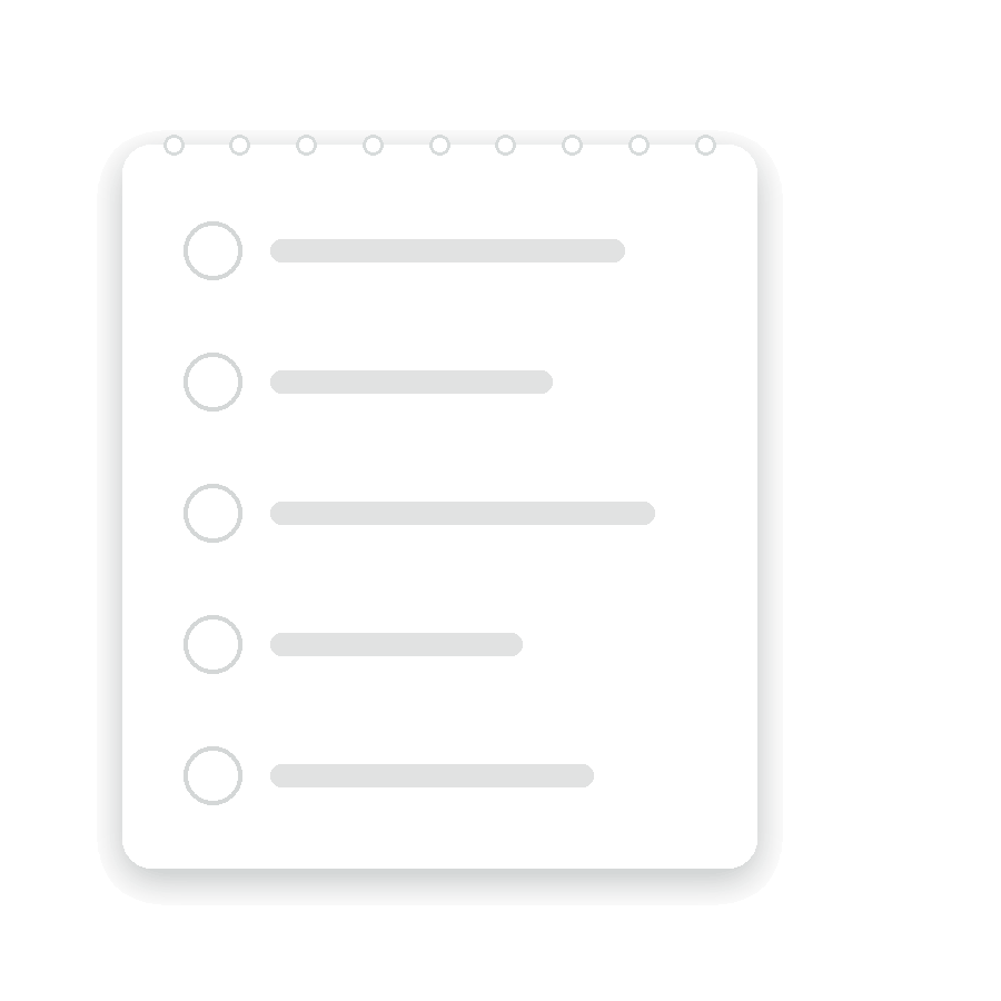 Checklist being ticked off representing meeting all the requirements to be a trusted service.